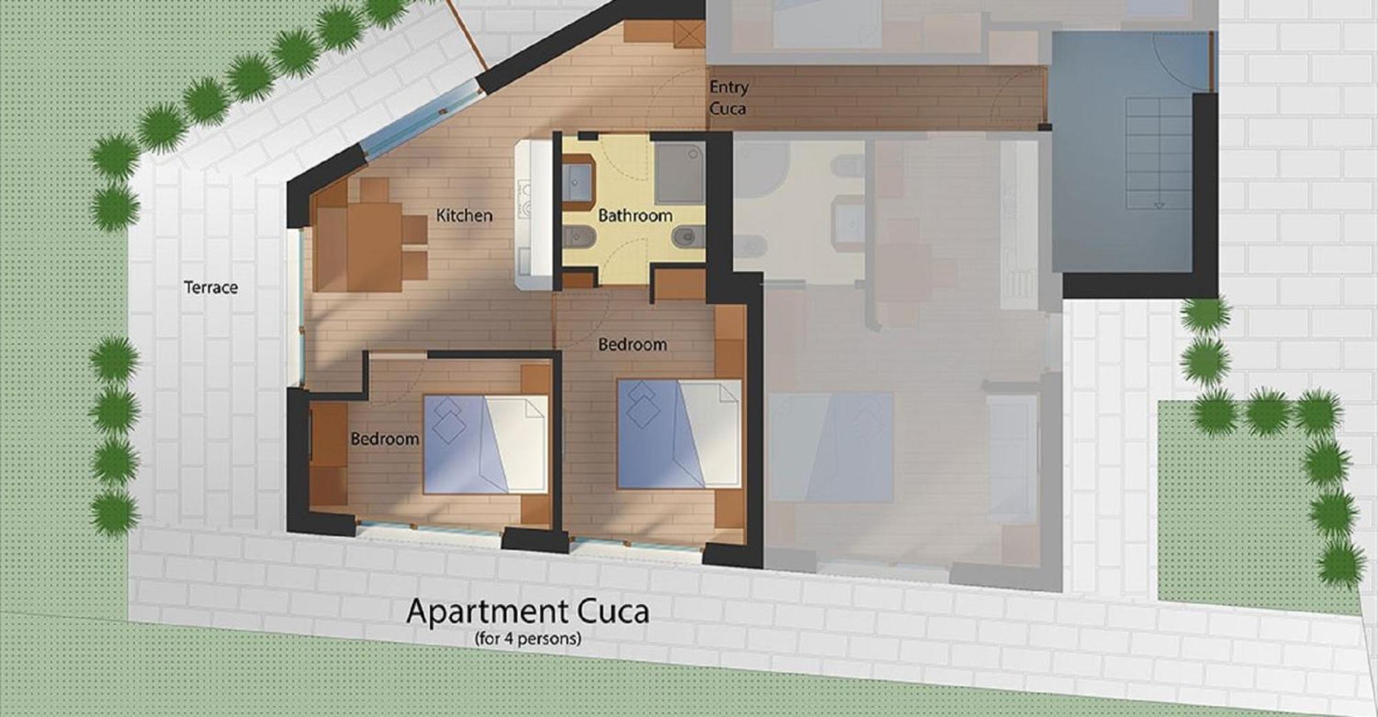 אורטיסיי Apartments Mirandula מראה חיצוני תמונה